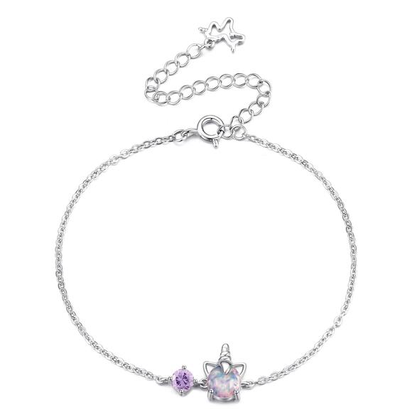 Unicorn June Birthstone Bracelet - Picture 5 of 5
